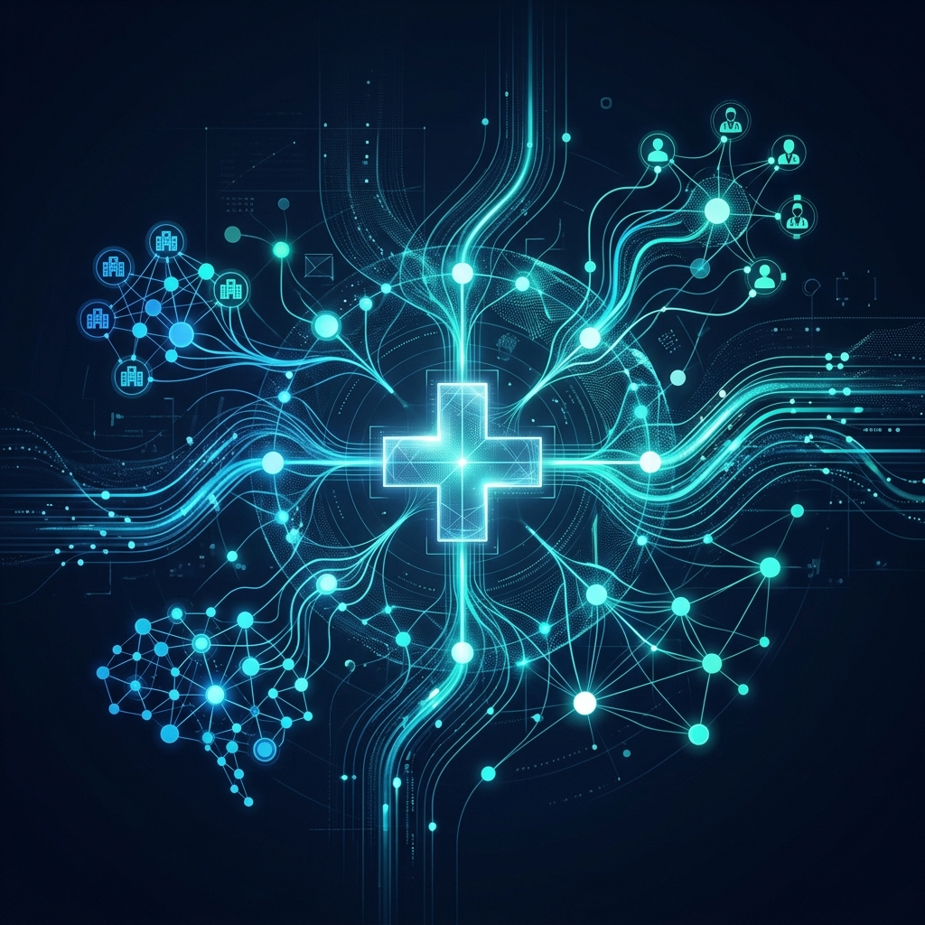 AI-powered healthcare analytics and neural network visualization