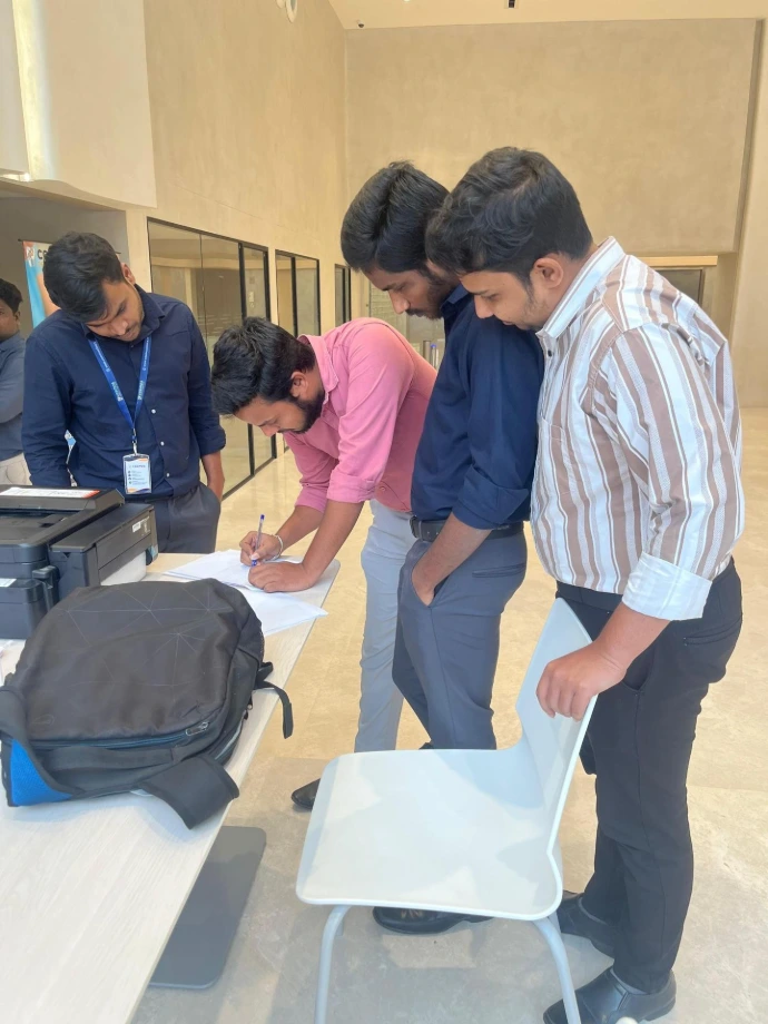 Workplace wellness program session