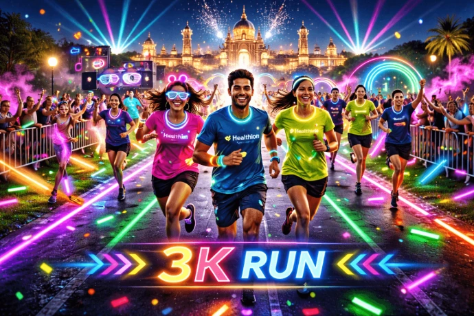 Join the Glow Run at Ramoji Film City