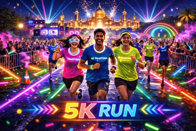 Join the Glow Run at Ramoji Film City