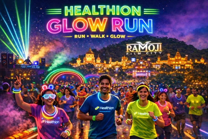 Join the Glow Run at Ramoji Film City