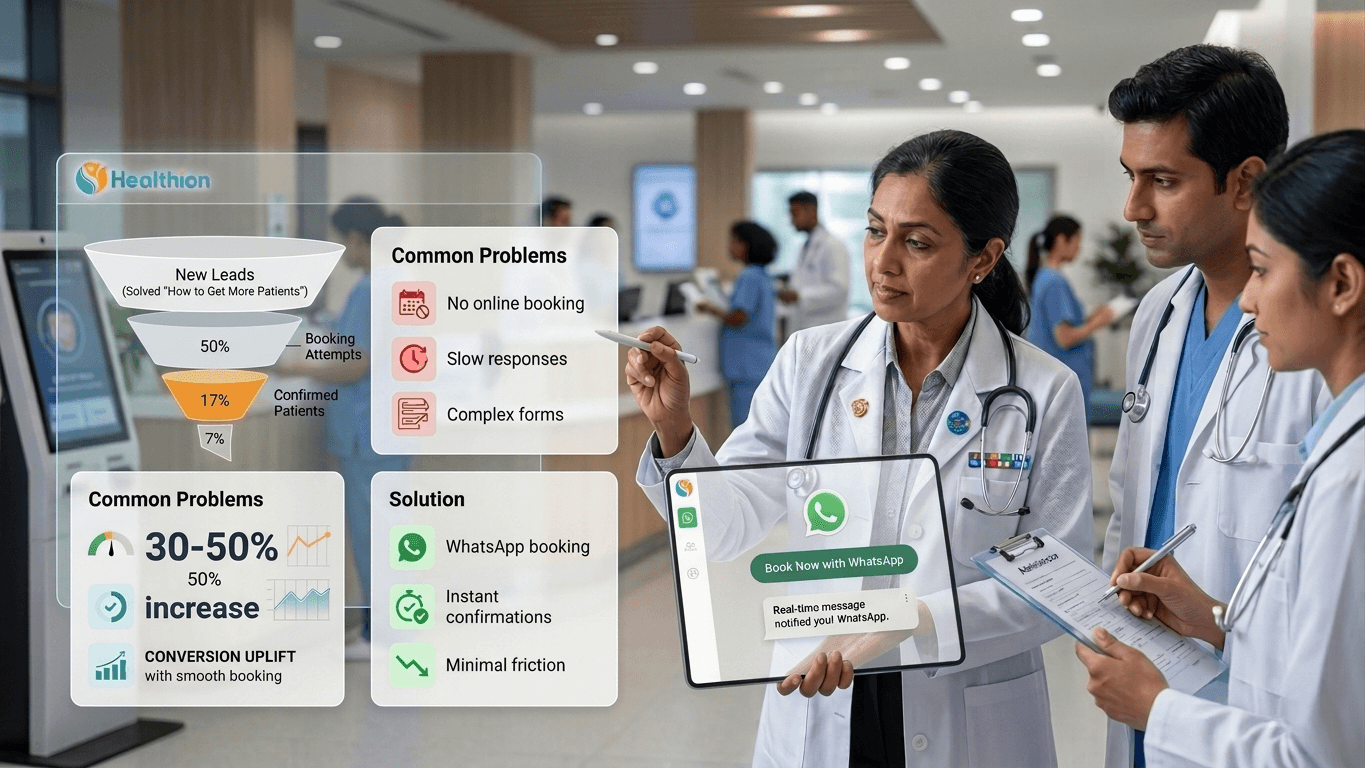 Get more patients with Healthion.